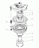 Toro 59147 - 38" Side Discharge Mower, for Model 59365 Tractor, 1986 (6000001-6999999) Ersatzteile CLUTCH ASSEMBLY NO. 44-0770