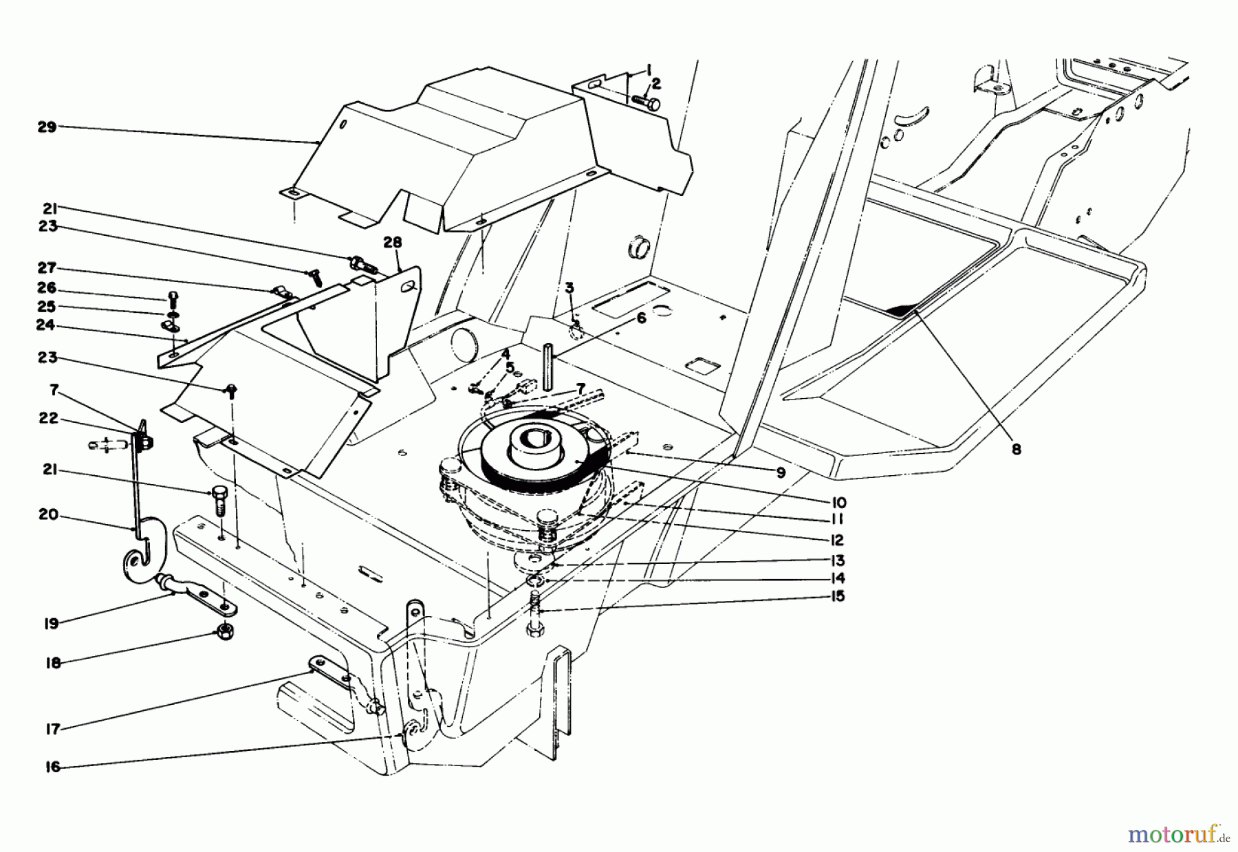 Toro Neu Mowers, Deck Assembly Only 59147 - Toro 38