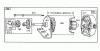 Toro 59147 - 38" Side Discharge Mower, for Model 59365 Tractor, 1986 (6000001-6999999) Ersatzteile ENGINE BRIGGS & STRATTON MODEL 253707-0157-01 #1