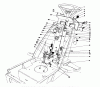 Toro 59147 - 38" Side Discharge Mower, for Model 59365 Tractor, 1986 (6000001-6999999) Ersatzteile STEERING WHEEL & DASH ASSEMBLY