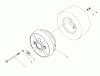 Toro 59147 - 38" Side Discharge Mower, for Model 59365 Tractor, 1986 (6000001-6999999) Ersatzteile WHEEL WEIGHT KIT MODEL NO. 59159 (OPTIONAL)
