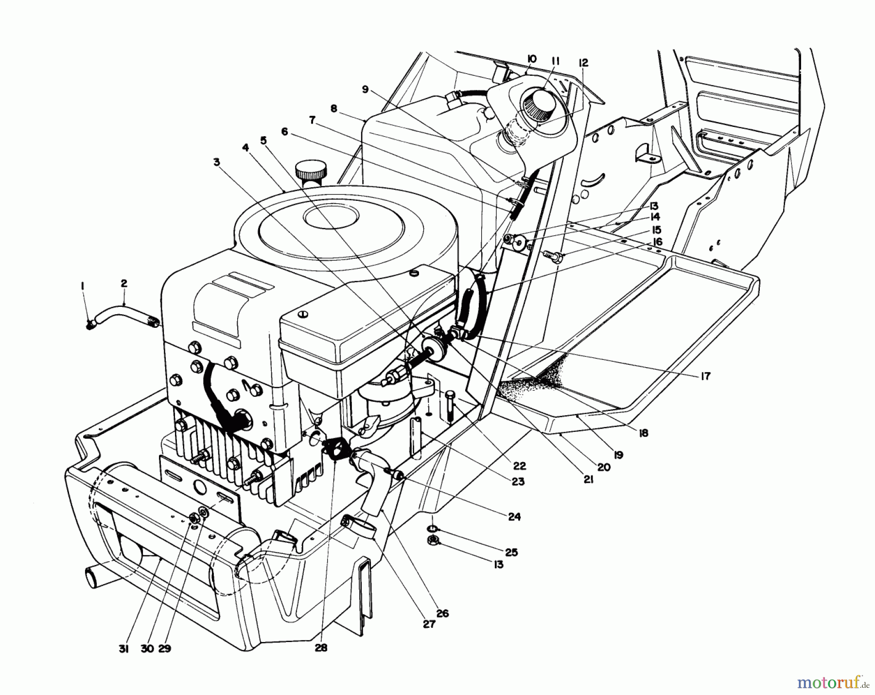Toro Neu Mowers, Deck Assembly Only 59147 - Toro 38