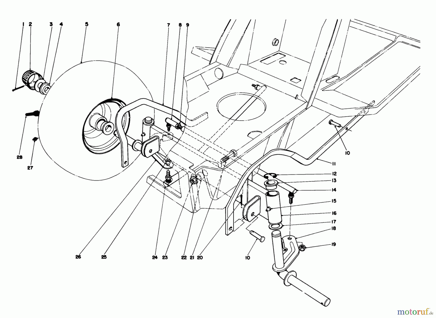 Toro Neu Mowers, Deck Assembly Only 59147 - Toro 38