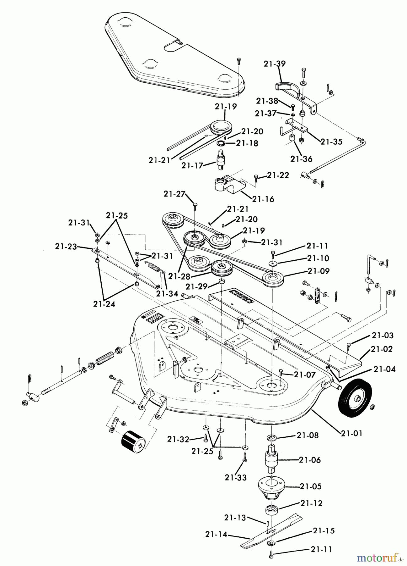  Toro Neu Mowers, Deck Assembly Only 75-36XS02 - Toro 36