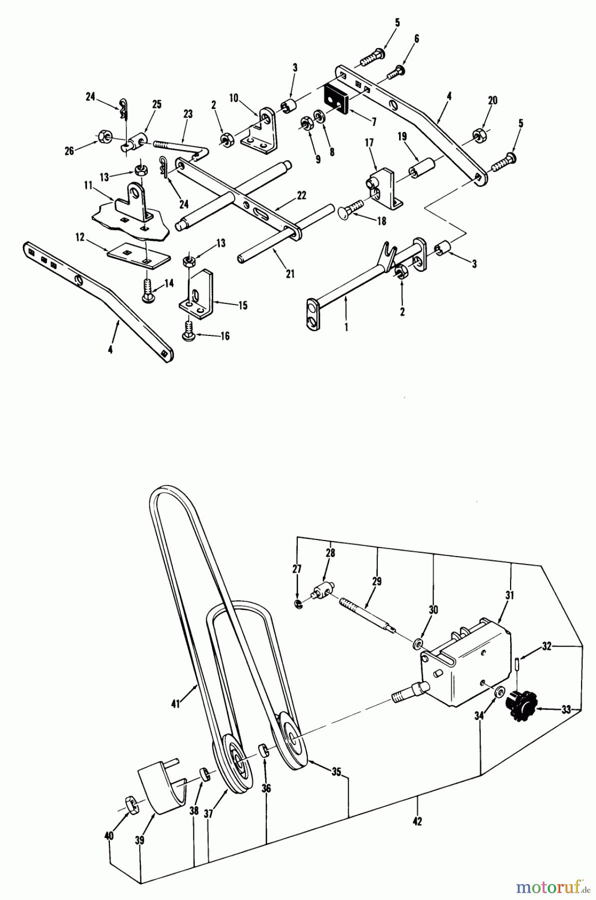 Toro Neu Mowers, Deck Assembly Only 75-42MR02 - Toro 42