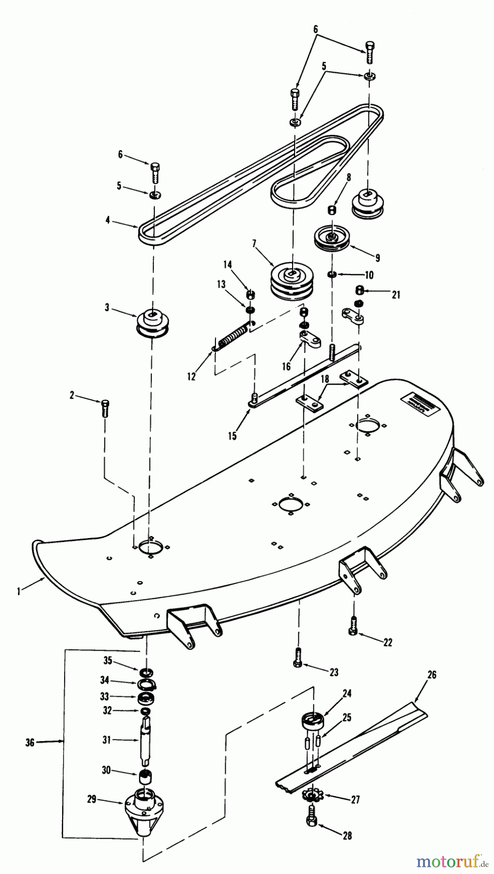 Toro Neu Mowers, Deck Assembly Only 75-42MS01 - Toro 42