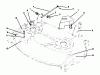 Toro 78215 - 38" Side Discharge Mower, 260 Series Yard Tractors, 1993 (3900001-3999999) Ersatzteile COVER ASSEMBLY