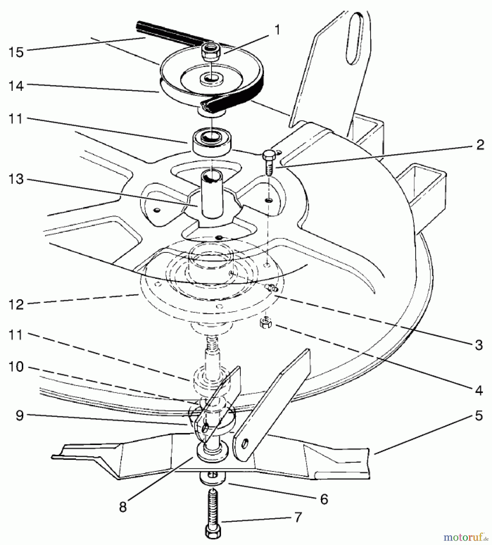 Toro Neu Mowers, Deck Assembly Only 78215 - Toro 38
