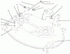 Toro 78215 - 38" Side Discharge Mower, 260 Series Yard Tractors, 1994 (4900001-4999999) Ersatzteile COVER ASSEMBLY