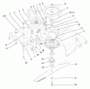 Toro 78218 - 38" Side Discharge Mower, 260 Series Lawn and Garden Tractor, 2000 (200000001-200999999) Ersatzteile BLADE, SPINDLE AND PULLEY ASSEMBLY
