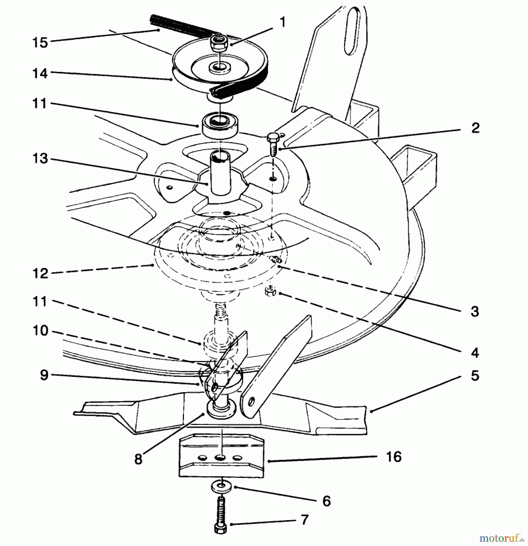 Toro Neu Mowers, Deck Assembly Only 78226 - Toro 38