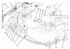 Toro 78226 - 38" Recycler Mower, 260 Series Yard Tractors, 1994 (4900001-4999999) Ersatzteile COVER ASSEMBLY