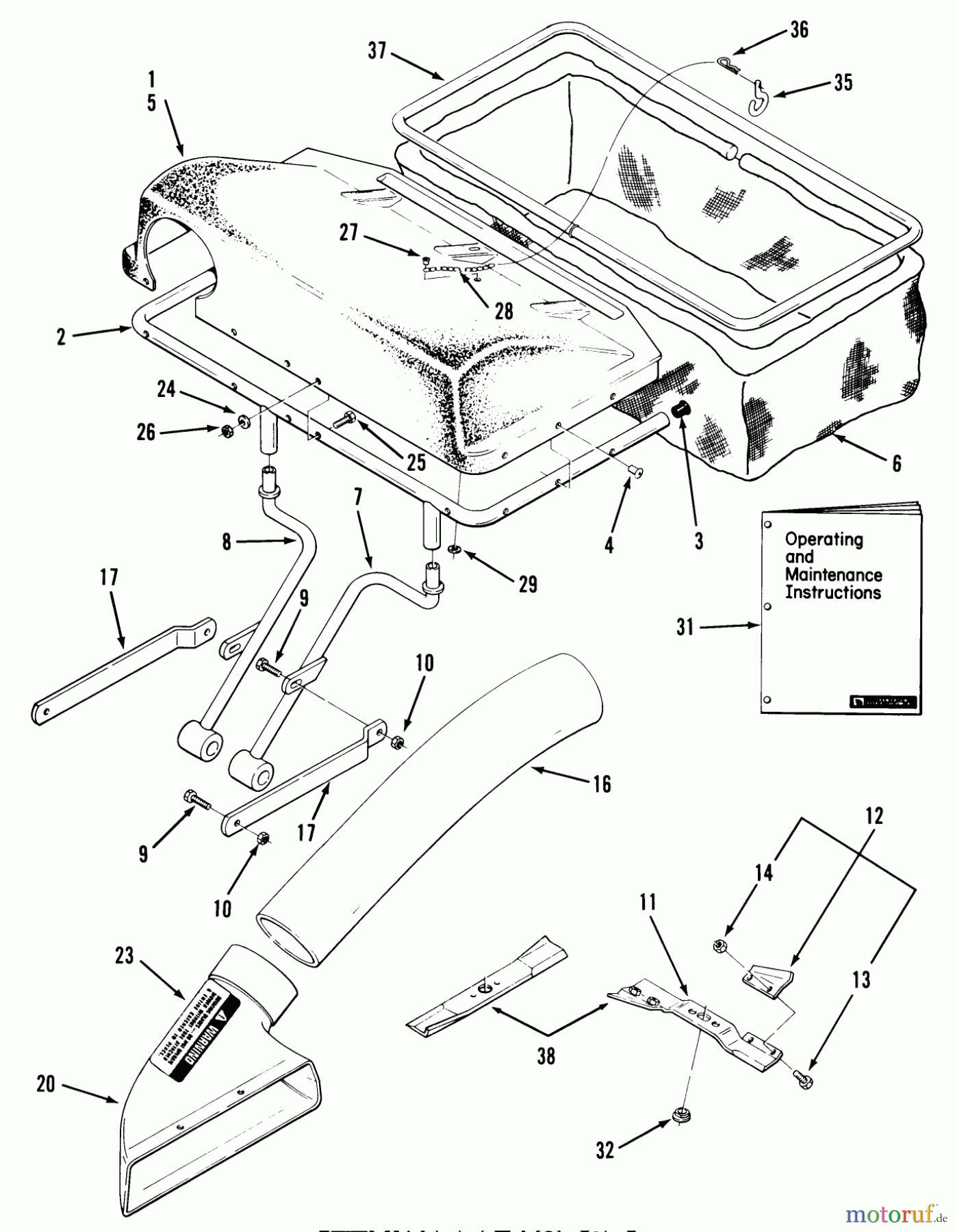 Toro Neu Accessories, Mower 07-06BL02 - Toro 30