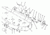 Toro 78230 - 42" Side Discharge Mower, 260 Series Yard Tractors, 1993 (3900001-3999999) Ersatzteile GAGE WHEEL & ROLLER ASSEMBLY