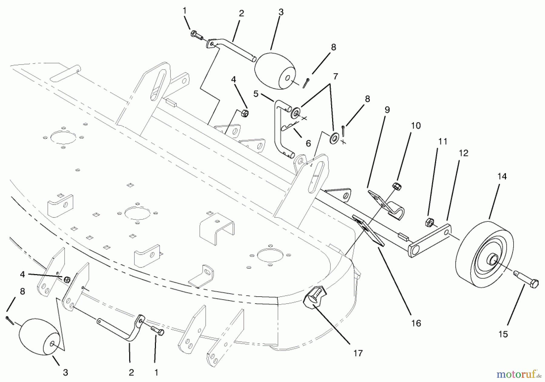 Toro Neu Mowers, Deck Assembly Only 78231 - Toro 42
