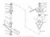 Toro 78231 - 42" Side Discharge Mower, 260 Series Yard Tractors, 1995 (5900001-5999999) Ersatzteile SPINDLE ASSEMBLY