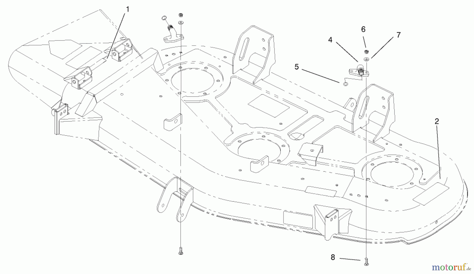 Toro Neu Mowers, Deck Assembly Only 78253 - Toro 52