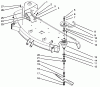 Toro 78260 - 48" Side Discharge Mower, 260 Series Yard Tractors, 1993 (3900001-3999999) Ersatzteile COVER & SPINDLE ASSEMBLY