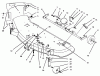 Toro 78260 - 48" Side Discharge Mower, 260 Series Yard Tractors, 1994 (4900001-4999999) Ersatzteile SUSPENSION ASSEMBLY