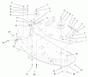 Toro 78261 - 48" Side Discharge Mower, 260 Series Lawn and Garden Tractors, 2000 (200000001-200999999) Ersatzteile REINFORCEMENT PLATE ASSEMBLY