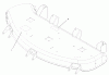 Toro 78290 - 48" Side Discharge Mower, XT Series Garden Tractors, 2005 (250000001-250999999) Ersatzteile DECAL ASSEMBLY