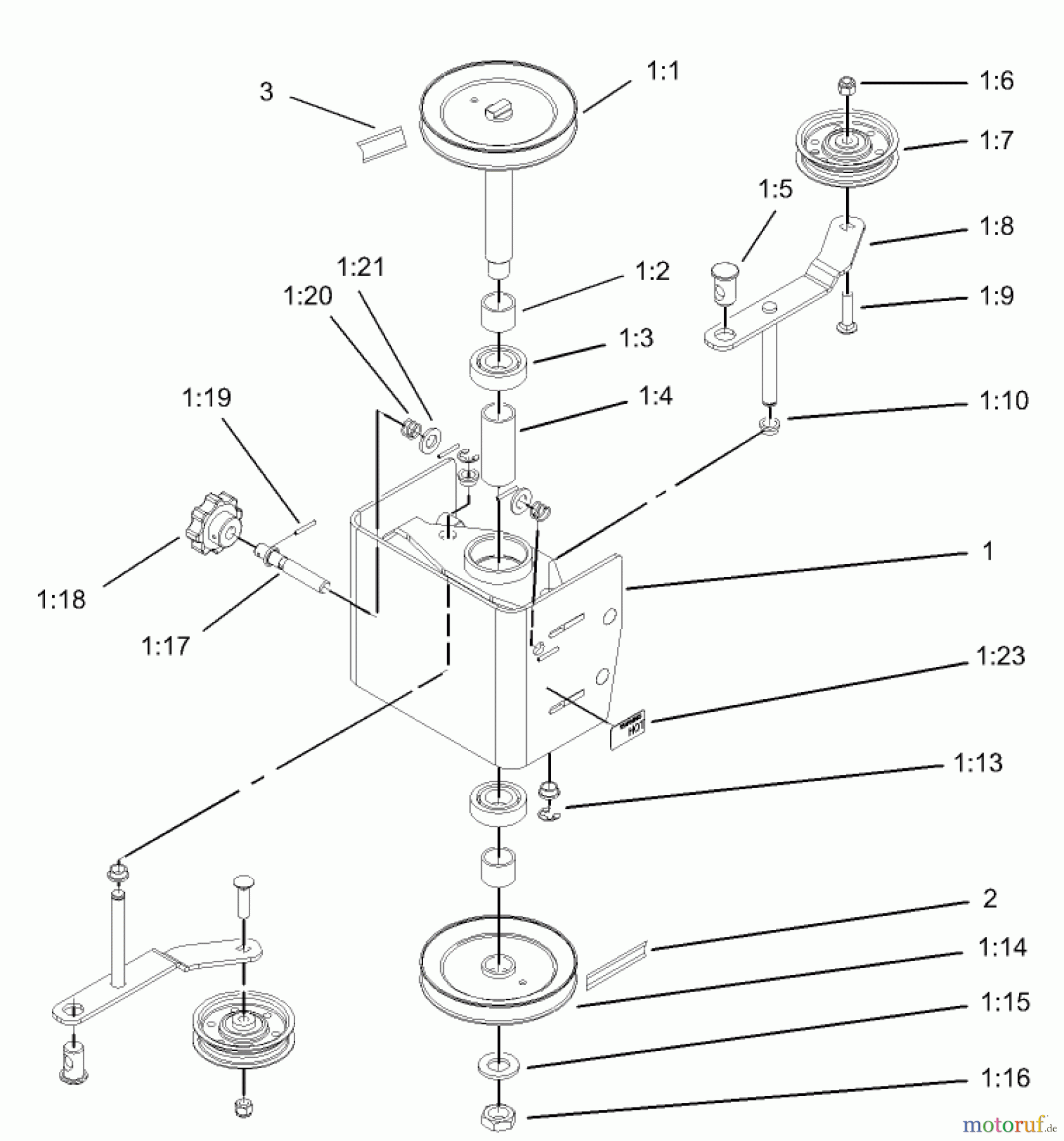 Toro Neu Mowers, Deck Assembly Only 78290 - Toro 48