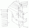 Toro 78290 - 48" Side Discharge Mower, XT Series Garden Tractors, 2005 (250000001-250999999) Ersatzteile SPINDLE AND BLADE ASSEMBLY