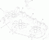 Toro 78291 - 42" Rear Discharge Mower, XT Series Garden Tractors, 2003 (230000001-230999999) Ersatzteile DECAL ASSEMBLY