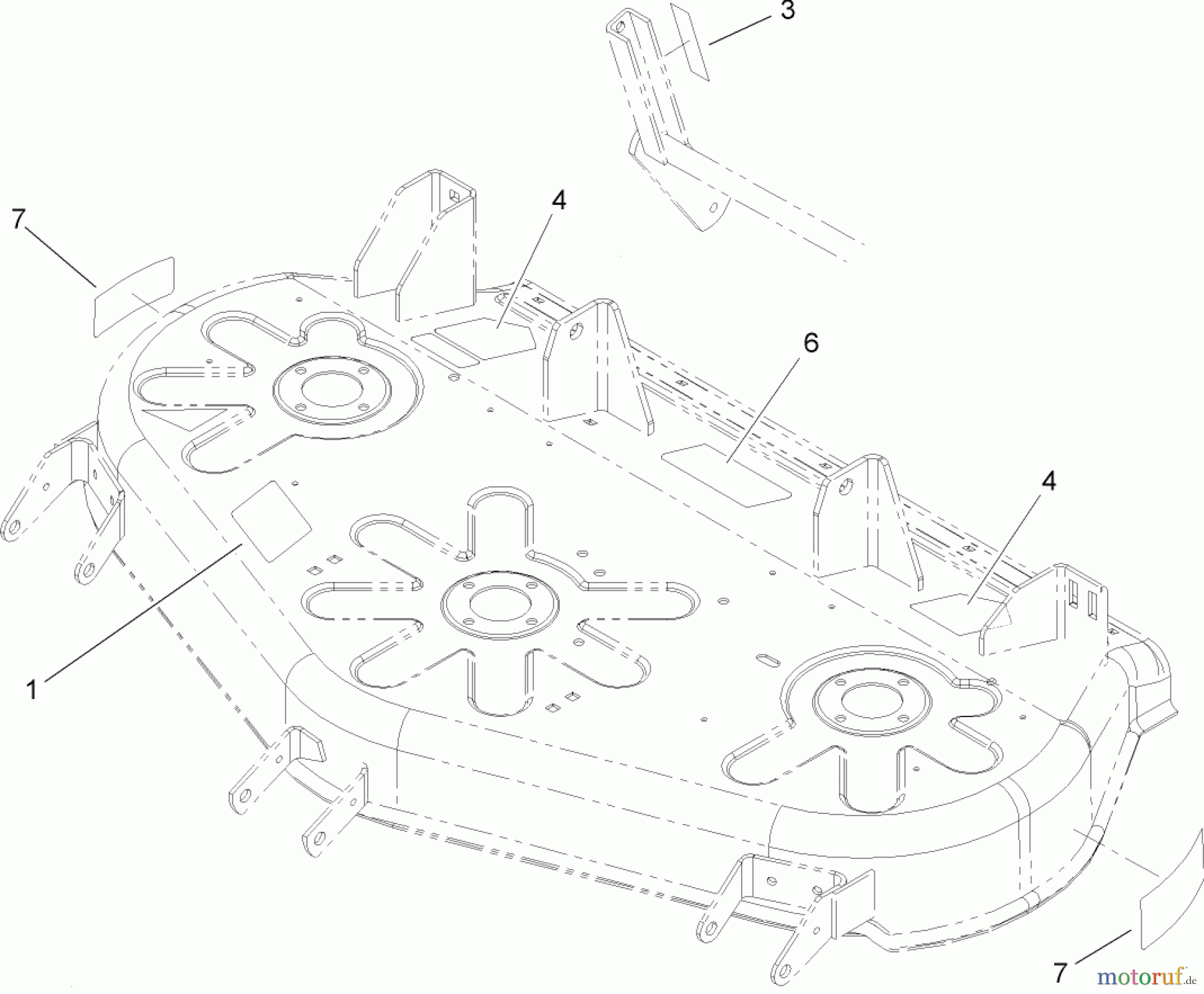 Toro Neu Mowers, Deck Assembly Only 78291 - Toro 42