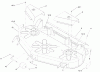 Toro 78291 - 42" Rear Discharge Mower, XT Series Garden Tractors, 2003 (230000001-230999999) Ersatzteile DECK ASSEMBLY