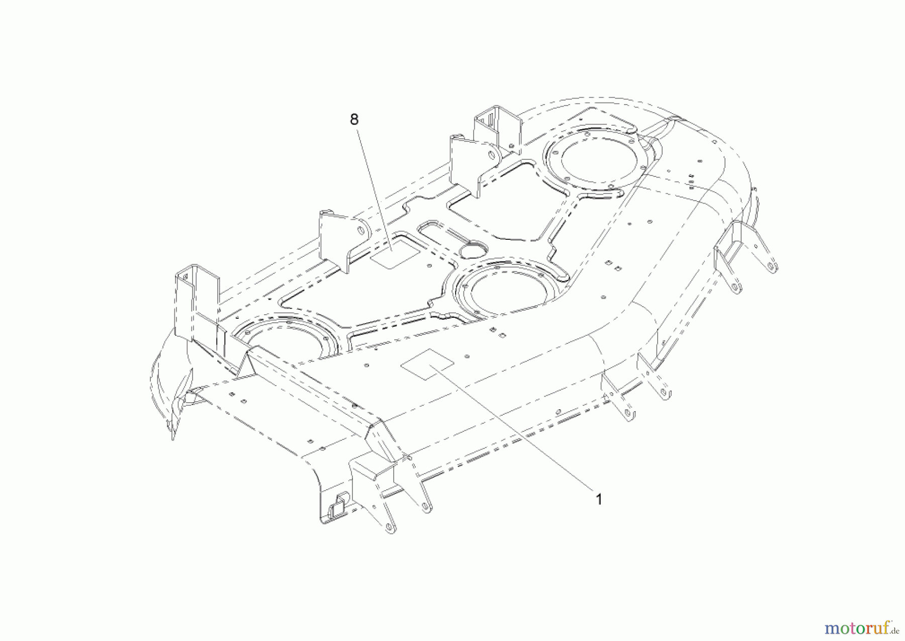 Toro Neu Mowers, Deck Assembly Only 78294 - Toro 52