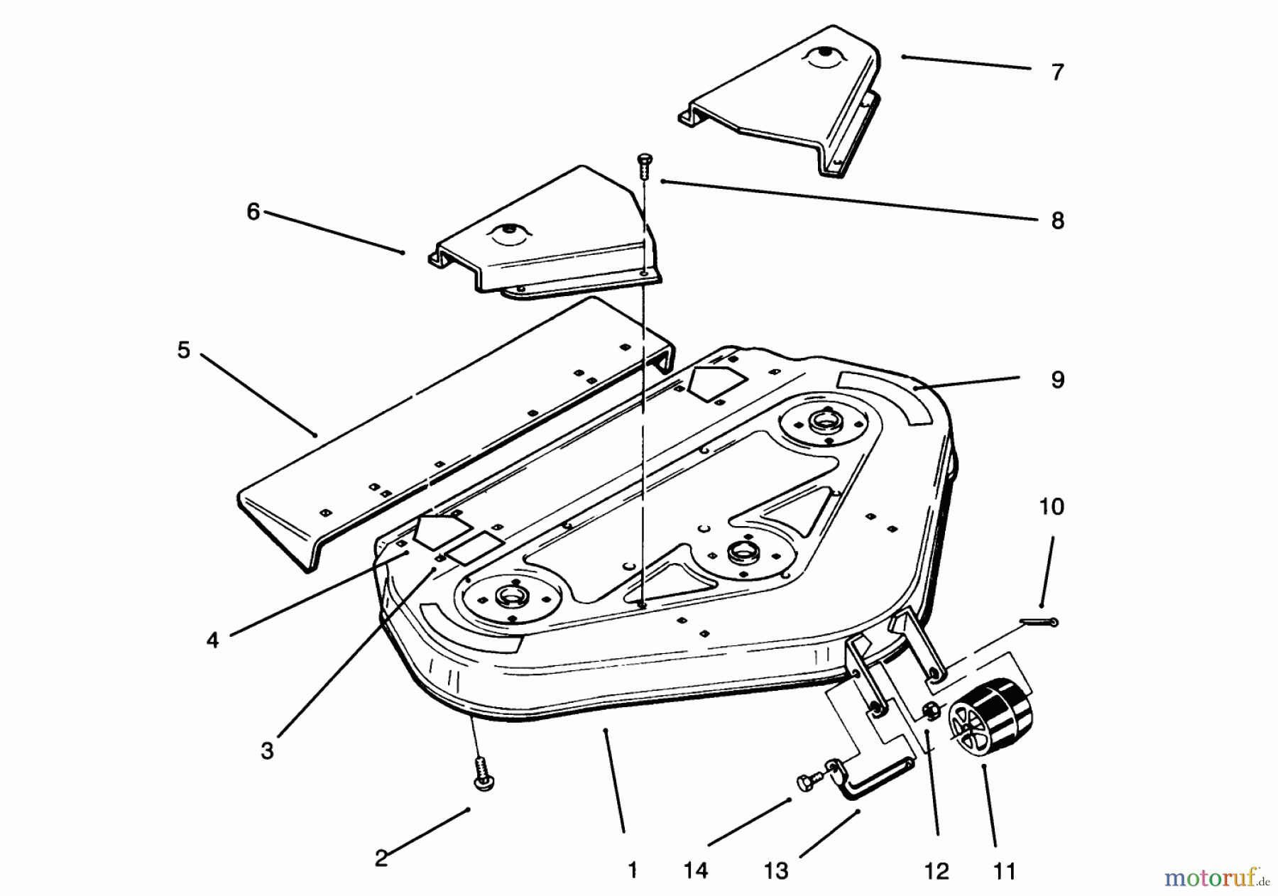  Toro Neu Mowers, Deck Assembly Only 78300 - Toro 36