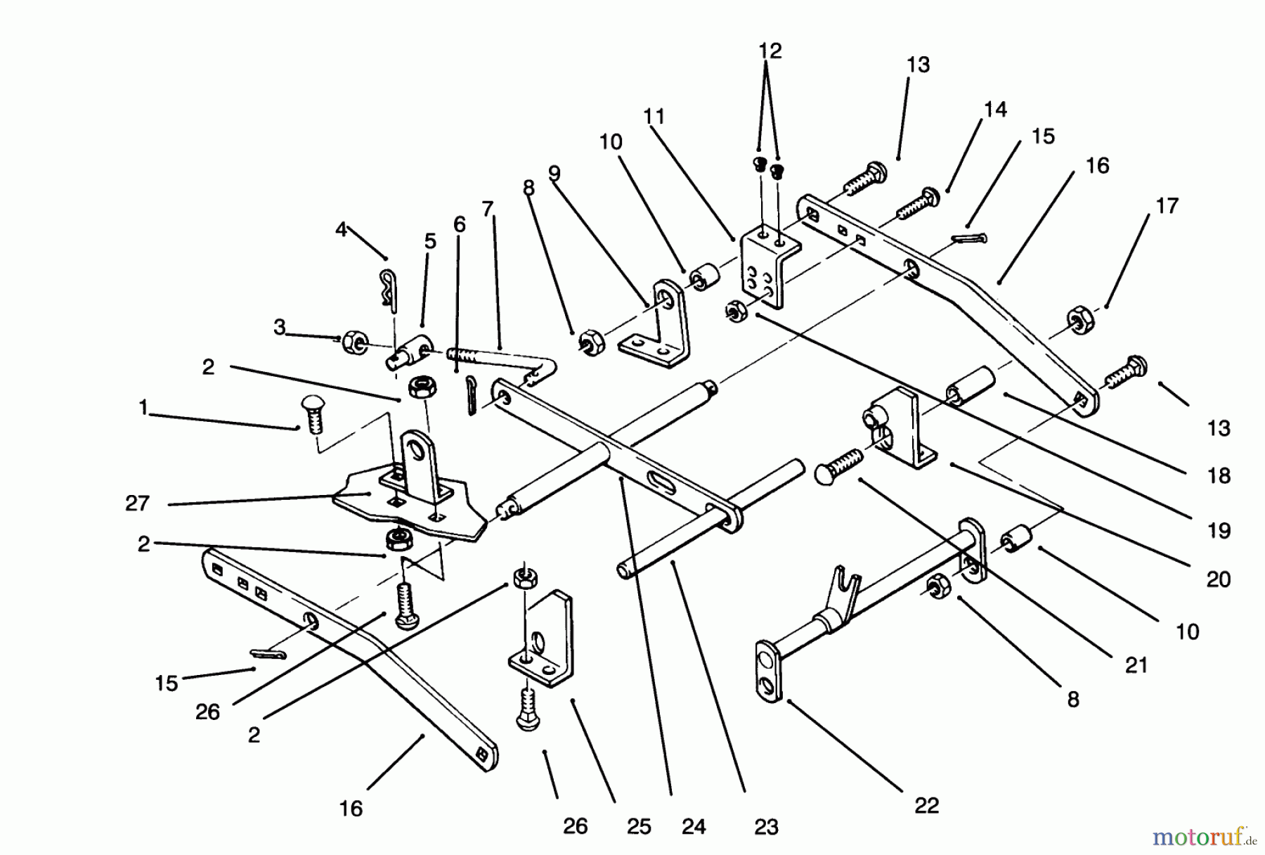Toro Neu Mowers, Deck Assembly Only 78300 - Toro 36