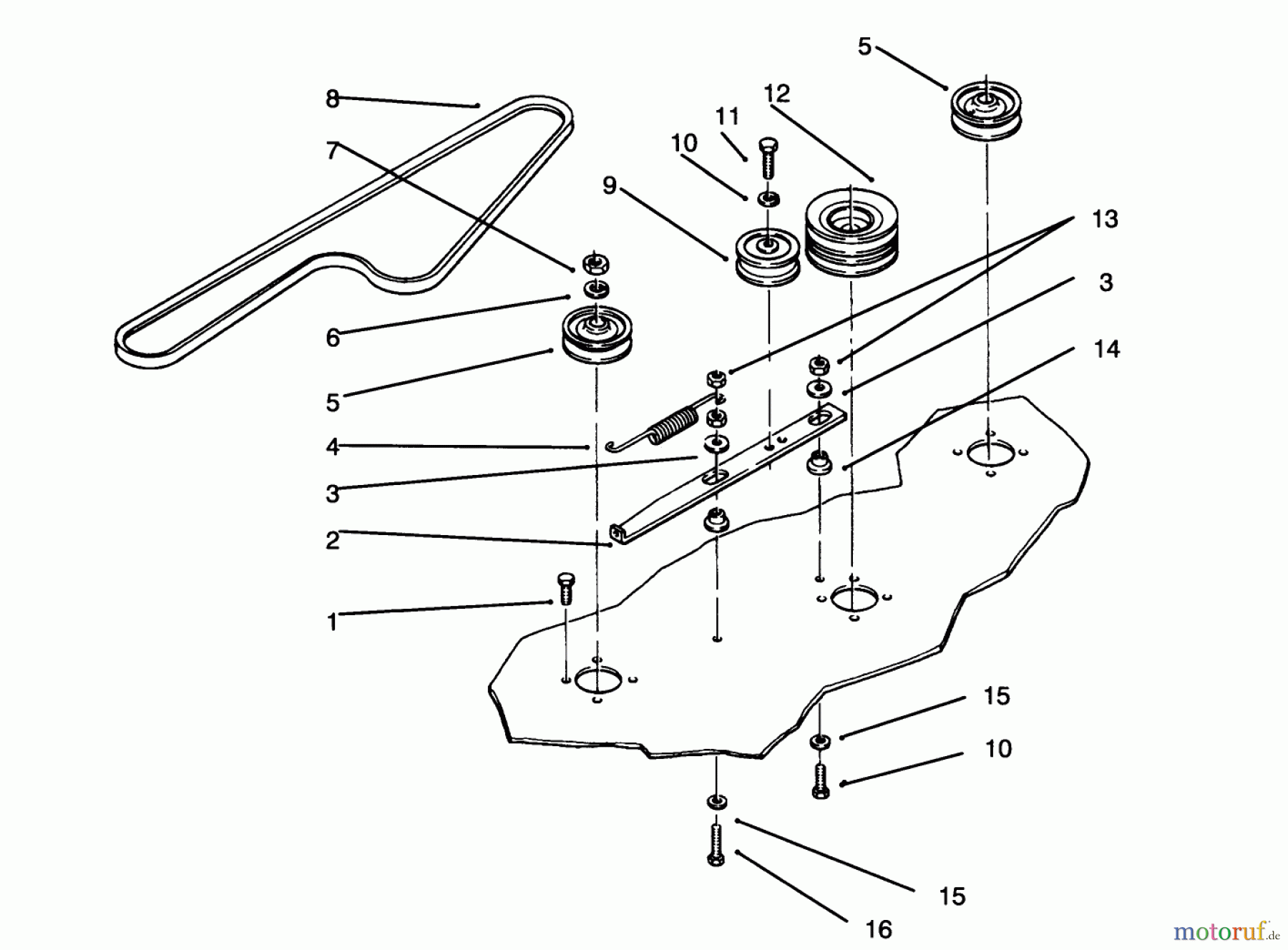 Toro Neu Mowers, Deck Assembly Only 78300 - Toro 36