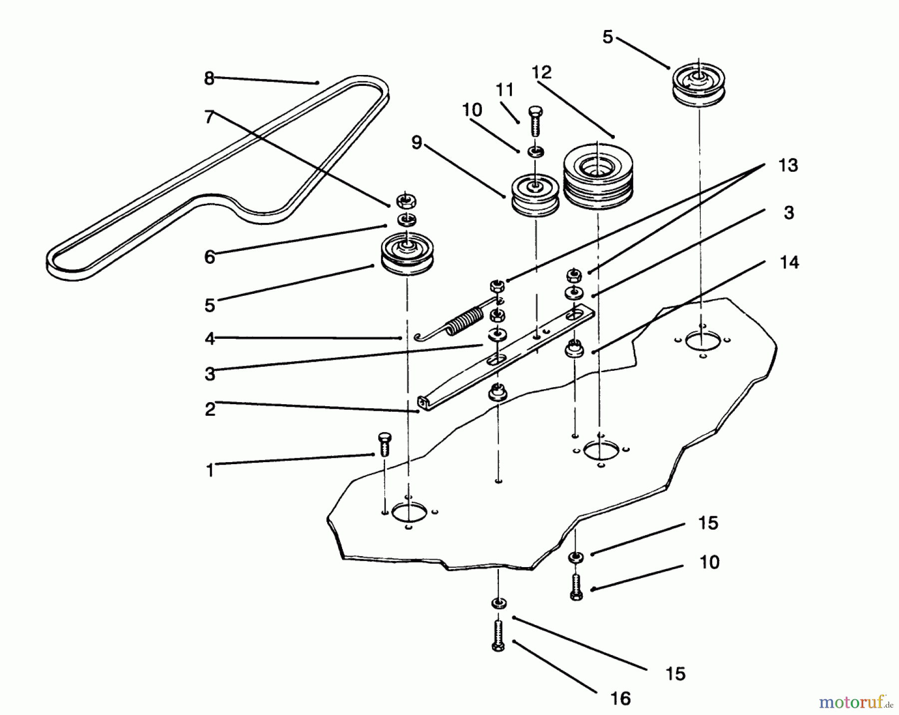 Toro Neu Mowers, Deck Assembly Only 78305 - Toro 36
