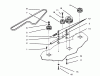 Toro 78305 - 36" Rear Discharge Mower, 1997 (7900001-7999999) Ersatzteile SPINDLE DRIVE AND IDLER PULLEY