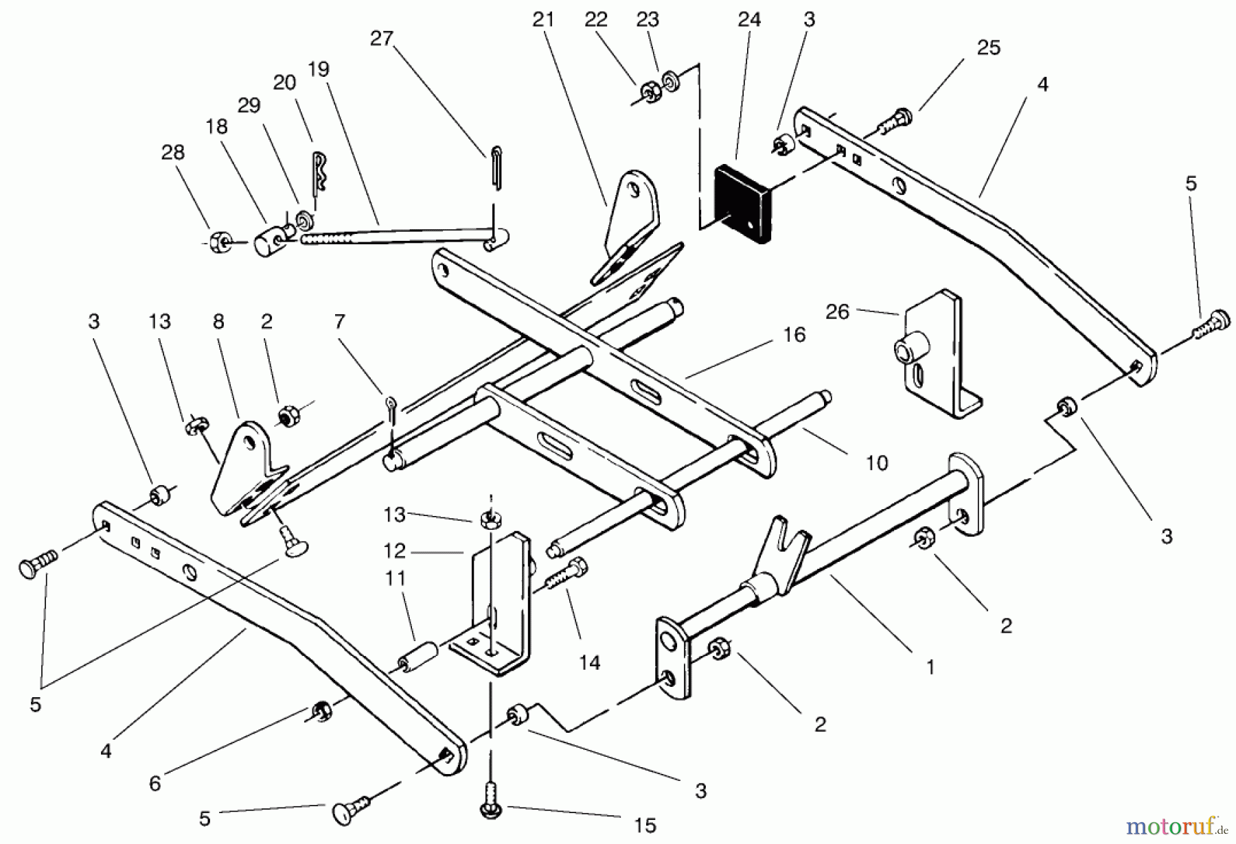 Toro Neu Mowers, Deck Assembly Only 78345 - Toro 42