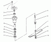 Toro 78350 - 42" Rear Discharge Mower, 1993 (3900001-3999999) Ersatzteile SPINDLE & BLADE ASSEMBLY