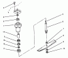Toro 78351 - 42" Rear Discharge, Low Cut Mower, 1995 (5900001-5999999) Ersatzteile SPINDLE & BLADE ASSEMBLY