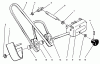 Toro 78355 - 42" Recycler Mower, 1993 (3900001-3999999) Ersatzteile DECK DRIVE BELT ATTACHMENT