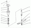 Toro 78355 - 42" Recycler Mower, 1993 (3900001-3999999) Ersatzteile SPINDLE & BLADE ASSEMBLY