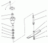 Toro 78355 - 42" Recycler Mower, 1996 (6900001-6999999) Ersatzteile SPINDLE & BLADE ASSEMBLY