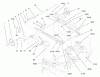 Toro 78358 - 44" Recycler Mower, 5xi Garden Tractor, 1998 (8900001-8999999) Ersatzteile DECK SUSPENSION ASSEMBLY
