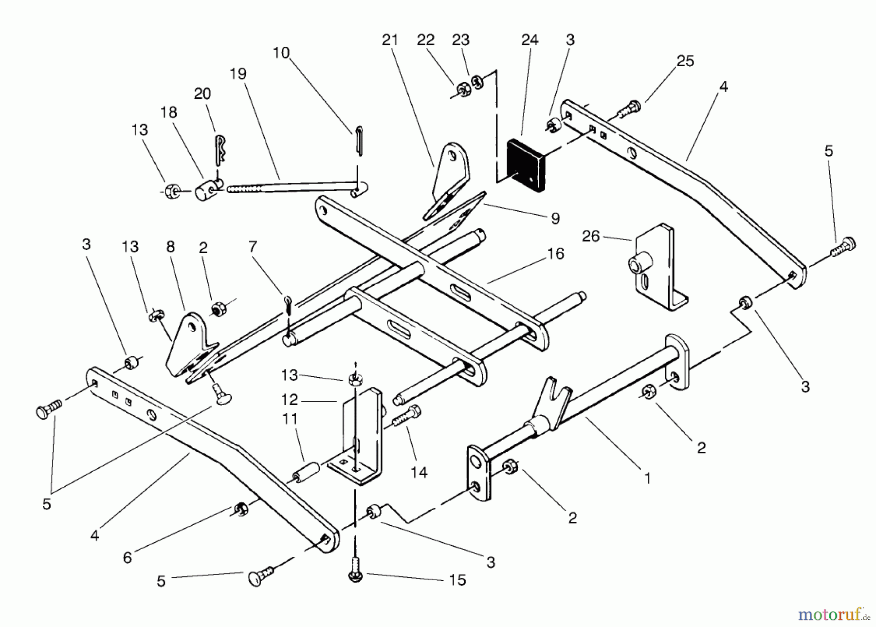 Toro Neu Mowers, Deck Assembly Only 78360 - Toro 48
