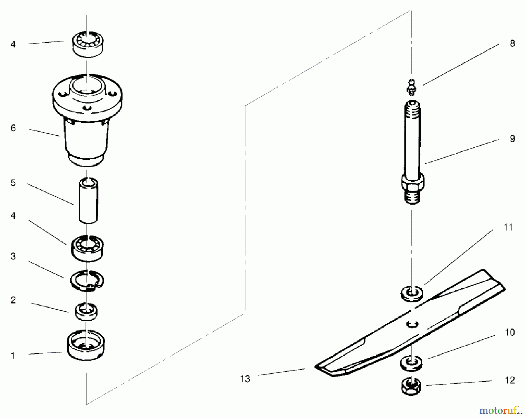 Toro Neu Mowers, Deck Assembly Only 78361 - Toro 48