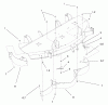 Toro 78364 - 48" Recycler Mower, 5xi Garden Tractors, 1998 (8900001-8999999) Ersatzteile BAFFLE ASSEMBLY