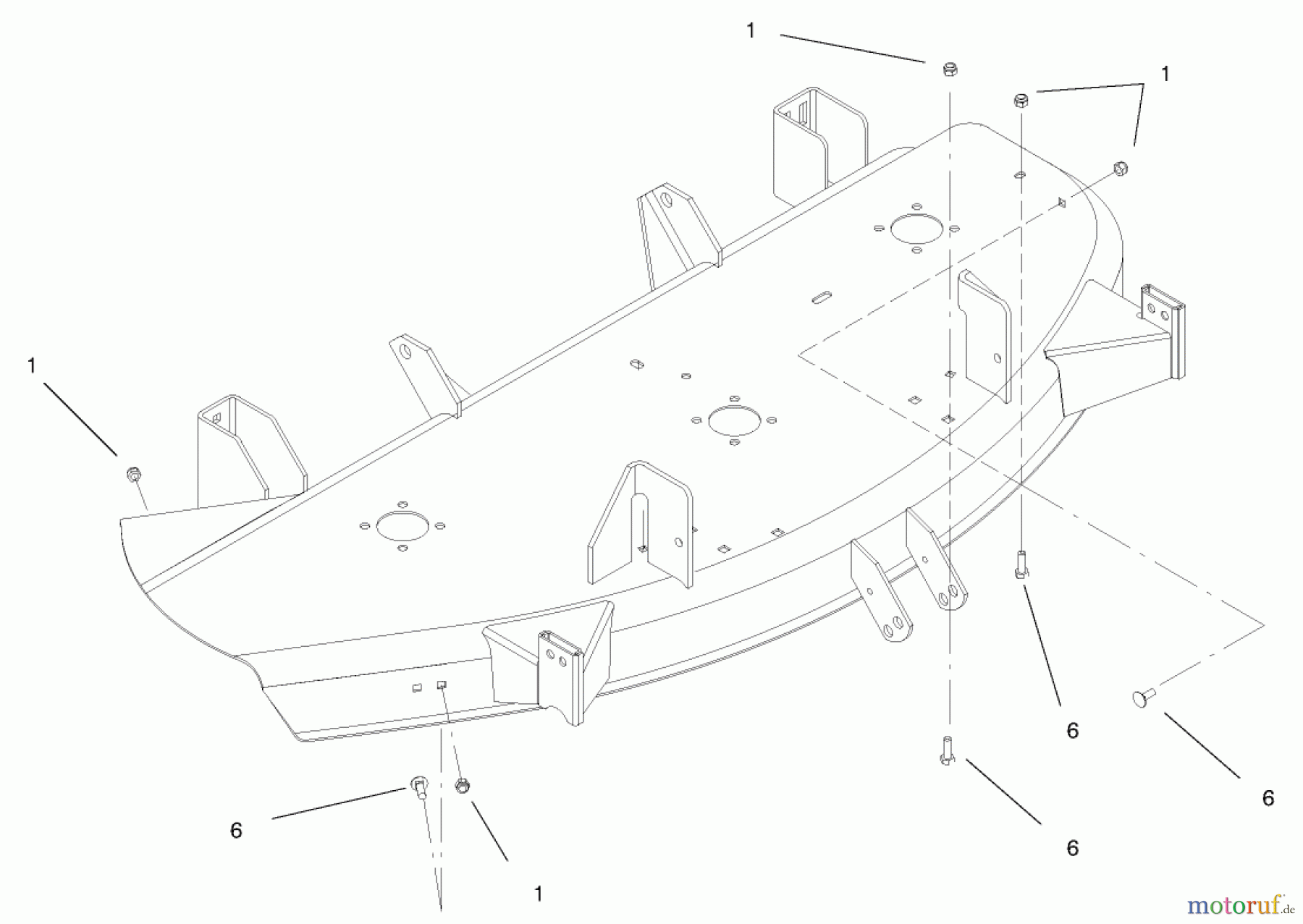 Toro Neu Mowers, Deck Assembly Only 78363 - Toro 48