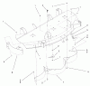 Toro 78363 - 48" Side Discharge Mower, 5xi Garden Tractors, 2004 (240000001-240999999) Ersatzteile BAFFLE ASSEMBLY