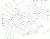 Toro 78363DI - 48" Side Discharge Mower - Indy 5xi Garden Tractor, 2000 (200000001-200999999) Ersatzteile DECK SUSPENSION ASSEMBLY