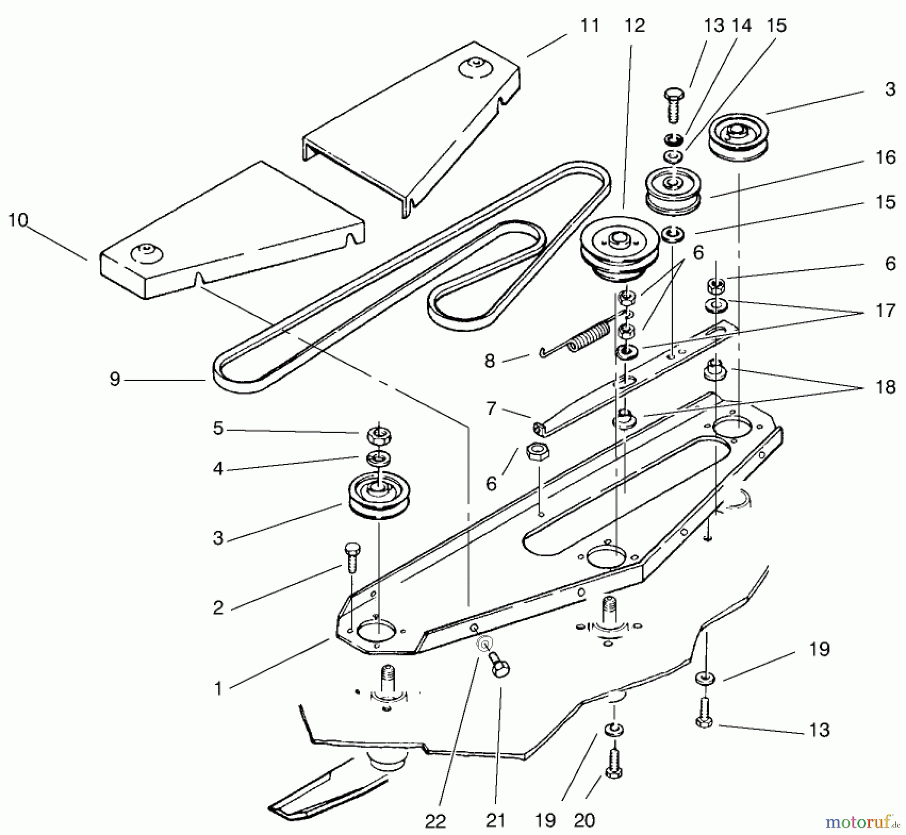 Toro Neu Mowers, Deck Assembly Only 78365 - Toro 48